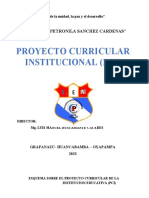 PCI Proyecto Curricular Institucional I.E.I. No 34219
