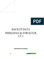 Backup Data Persiapan & Struktur LT.1: Kontraktor Pelaksana