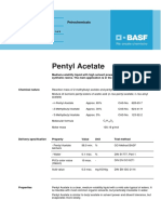 Pentyl Acetate: Petrochemicals Technical Information
