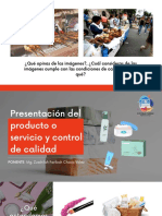 Presentación Del Producto o Servicio y Control de Calidad