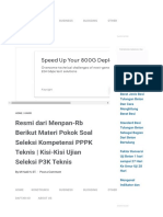 Resmi Dari Menpan-Rb Berikut Materi Pokok Soal Seleksi Kompetensi PPPK Teknis - Kisi-Kisi Ujian Seleksi P3K Teknis - Ilmu Beton