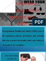 3-Occupational Health and Safety Procedures