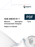 Memoria de Torre Autosoportada