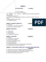 Programa Matematica 9no 2023