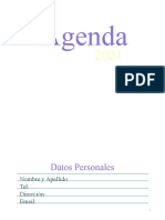 Agenda: Datos Personales