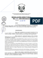 Ejemplo de Observaciones de Caudal Ecologico ANA