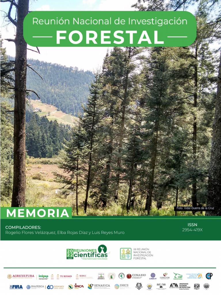 XII Reunión Nacional de Investigación Forestal. Memoria. Tabasco, 9-12