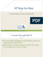 MDAT Step-by-Step Guide