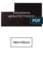 Programa Arquitectónico CLINICA DE DEPORTE