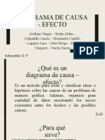 Exposición Diagrama de Causa y Efecto