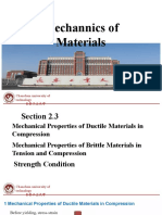 2.3 Mechanical Properties of Ductile Materials in Compression