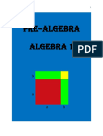 Pre-Algebra Algebra 1