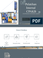 Pelatihan Internal Cpakb: (Cara Pembuatan Alat Kesehatan Yang Baik)