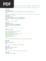 The Semi Colon Is Used at The End of Proc SQL Statement