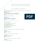 The Semi Colon Is Used at The End of Proc SQL Statement