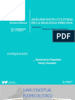 Análisis Socio-Cultural de La Realidad Peruana: Docente: Rosalia Zuñiga Rodriguez