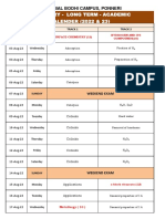 Chemistry - Long Term - Academic CALENDER (2022 & 23) : Velammal Bodhi Campus, Ponneri