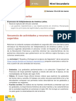 Proceso de independencia de América Latina e impacto de las guerras napoleónicas