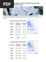 Architectural and Engineering Sheet Sizes | PDF