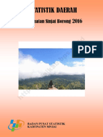 Statistik Kec Sinjai-Borong 2016