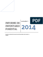 Informe de Inventario Forestal: Noviembre 3