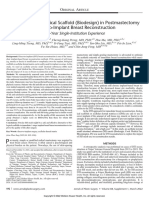 The Effect of Biological Scaffold (Biodesign) in Postmastectomy Direct-to-Implant Breast Reconstruction