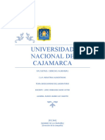 Universidad Nacional de Cajamarca: Facultad: Ciencias Agrarias