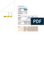 Regression Statistics