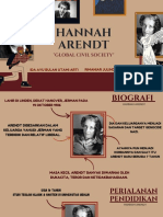 Hannah Arendt: "Global Civil Society"