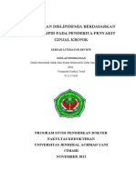 Gambaran Dislipidemia Berdasarkan Profil Lipid Pada Penderita Penyakit Ginjal Kronik