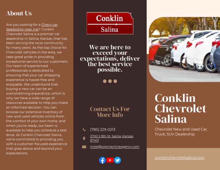 Conklin Chevrolet Salina PDF