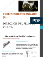 Procesos de Mecanizado (6) : Dirección Del Flujo de Viruta