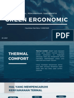Green Ergonomic: Thermal, Penghawaan, Dan Akustik