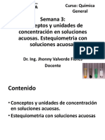 Conceptos y unidades de concentración en soluciones acuosas