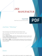 TEKNOLOGI MANUFAKTUR