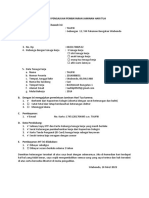 Form Pengajuan JHT Pengurus - Kosongan