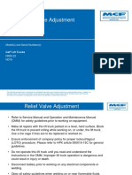 Relief Valve Adjustment