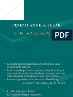 Penentuan Nilai Tukar