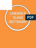 19-8011 Lineman Slang Diccionary HUBBELL