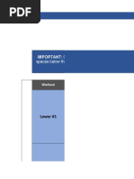 Jeff Nippard'S Upper Lower - 6X/Week Spreadsheet: IMPORTANT: On The Right, Enter Your 1RM Loads in The