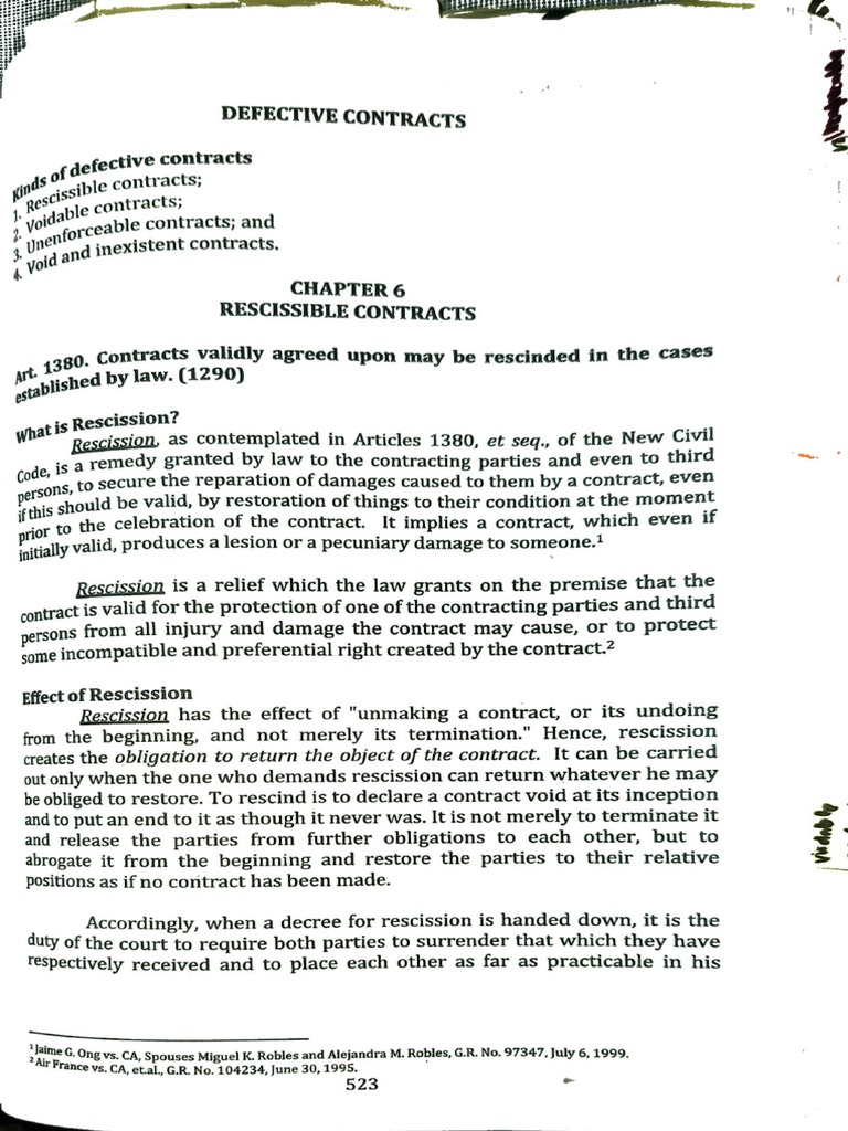 Chapter 6-9. Contracts | PDF