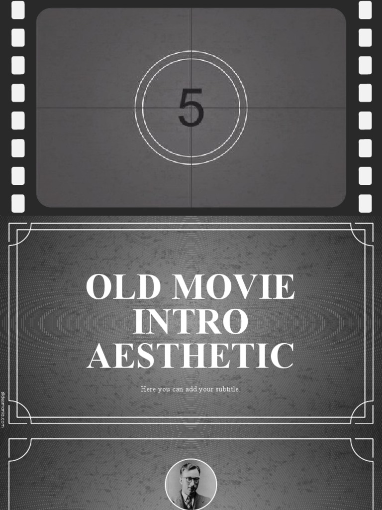 Old Movie Intro Aesthetic Slidesmania Pdf