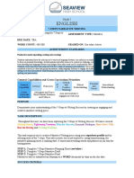 Narrative Task Sheet 2023