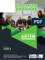 2 Program Handbook s2 Sistem Informasi Its Versi1 Maret2021