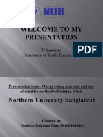 Welcome To My Presentation: 7 Semester Department of Textile Engineering