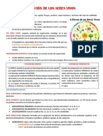 Tema 1 Organización de Los Seres Vivos