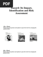 Hazard: Its Impact, Identification and Risk Assessment