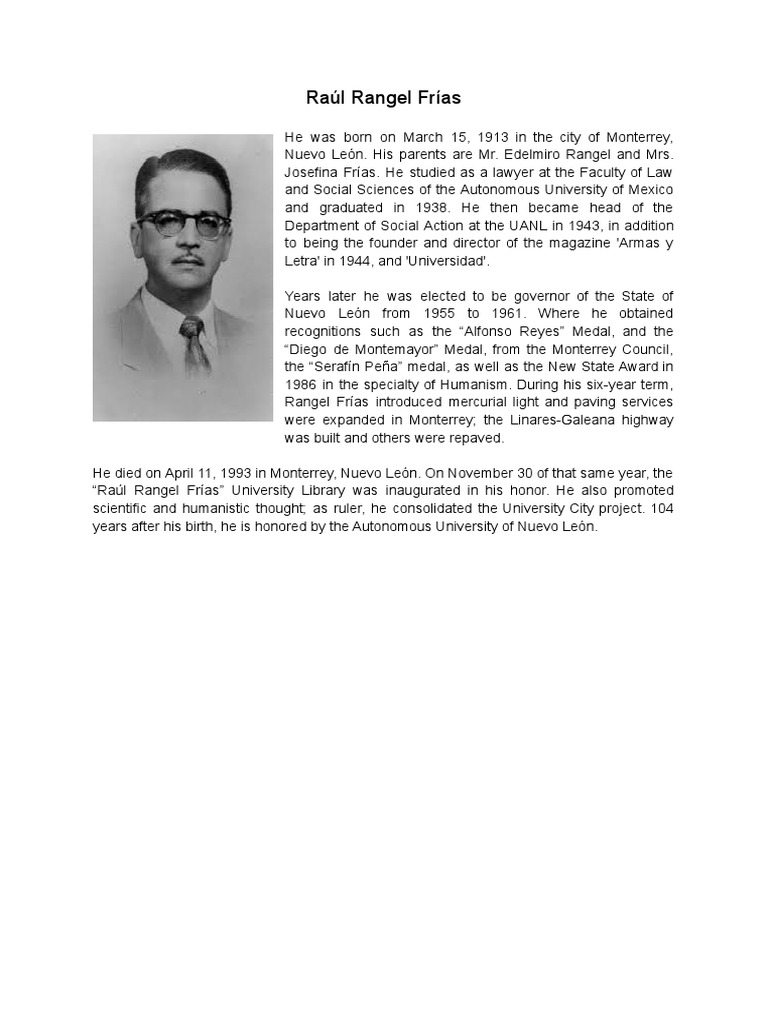 Raúl Rangel Frías | PDF