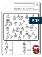 1) Mostre Que Você É Muito Esperto. Conte Os Símbolos Natalinos Abaixo E Registre As Quantidades