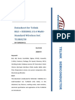 DS - TLSR8258-E - Datasheet For Telink BLE+IEEE802.15.4 Multi-Standard Wireless SoC TLSR8258